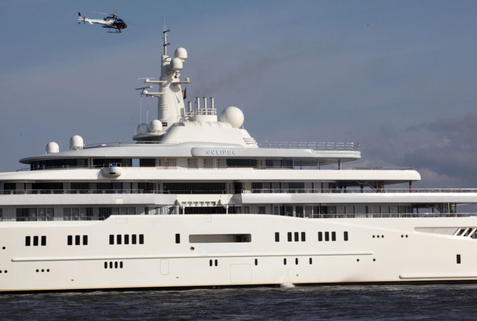 Roman Abramovich Yacht Eclipse Is Worth One Billion Pounds
