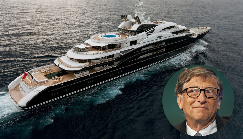 images of bill gates yacht