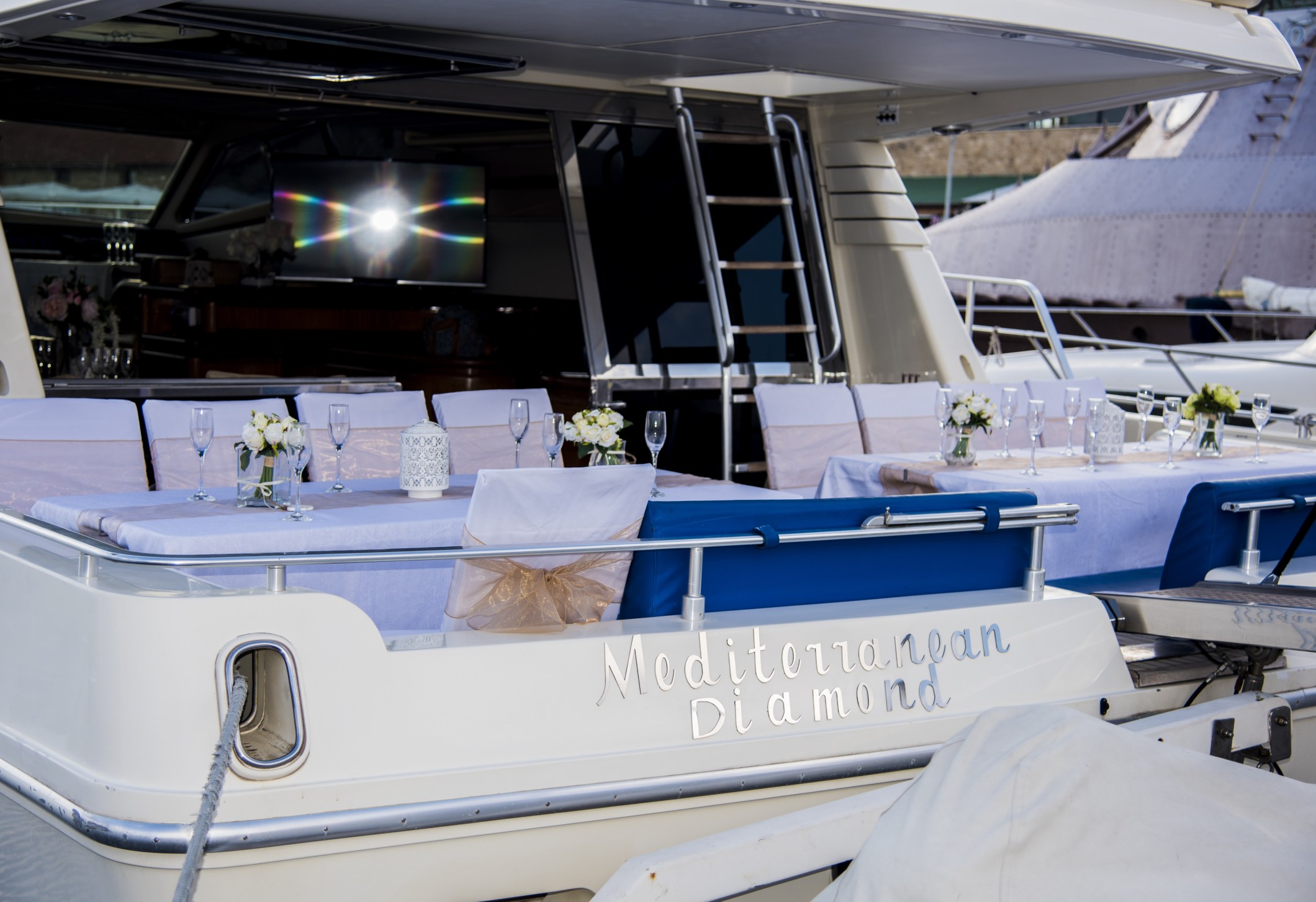 private yacht charter for wedding
